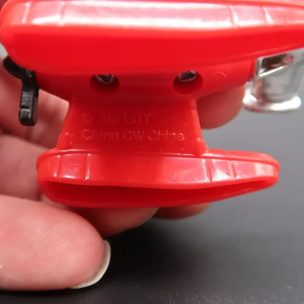 Galoob Micro Machines Ocean Flyer LGT Plane Vehicle 1996 Red Chrome Vintage